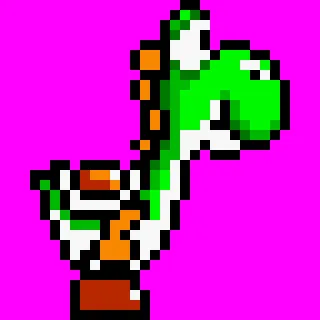 Original 32×32 Yoshi sprite.